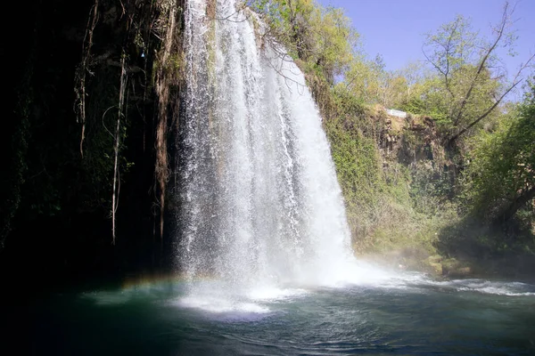 Big Nature Waterfall Splash — Stock Photo, Image
