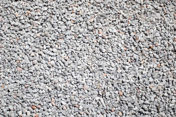 Gray Gravel Stones Rubble Background Texrure — Foto Stock