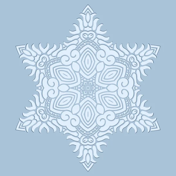 Progettazione fiocco di neve — Vettoriale Stock