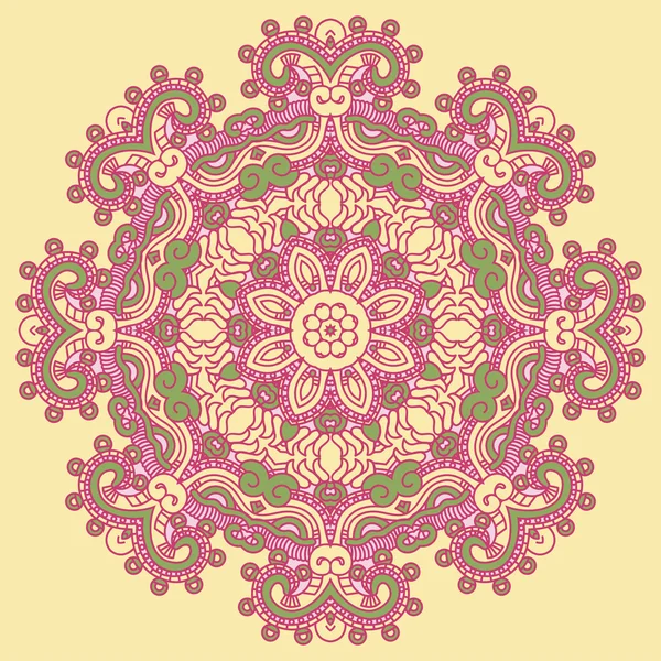 Patrón étnico ornamental — Vector de stock