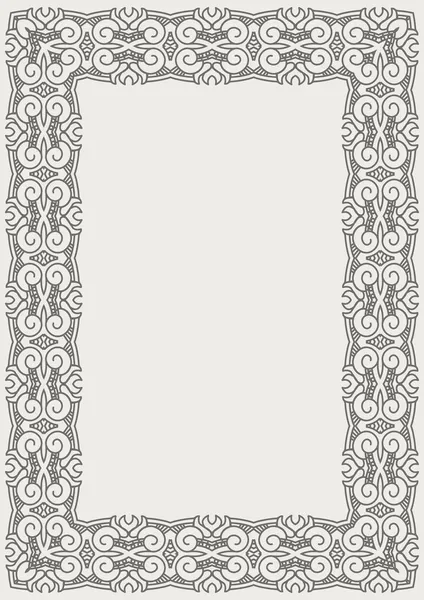 Marco vectorial ornamental — Archivo Imágenes Vectoriales