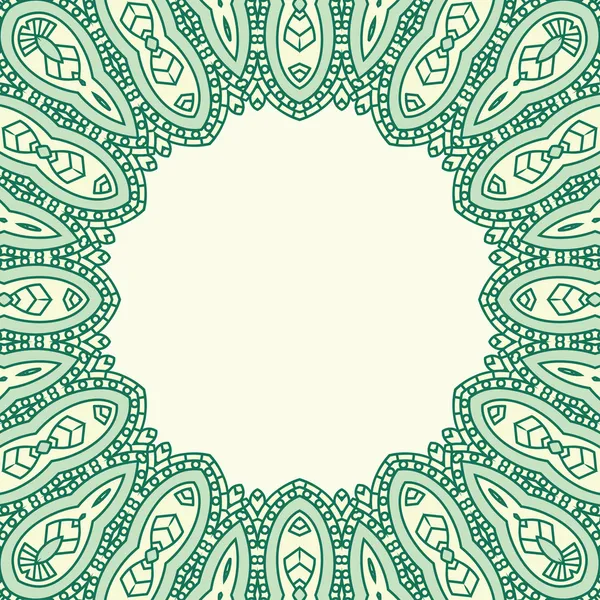 Patrón étnico ornamental — Vector de stock