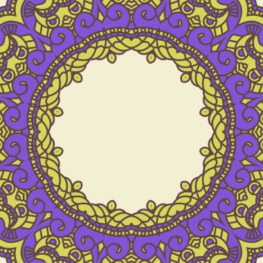 vektör yuvarlak dekoratif öğe