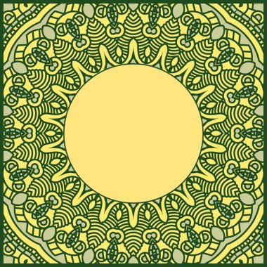 Dekoratif yuvarlak kalıp