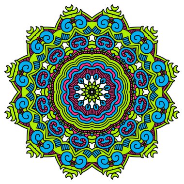 vektör yuvarlak dekoratif öğe