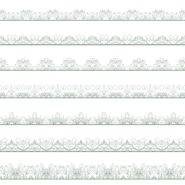 Ornamental floral seamless pattern — Stock Vector