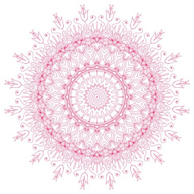 Dekoratif yuvarlak dantel modeli