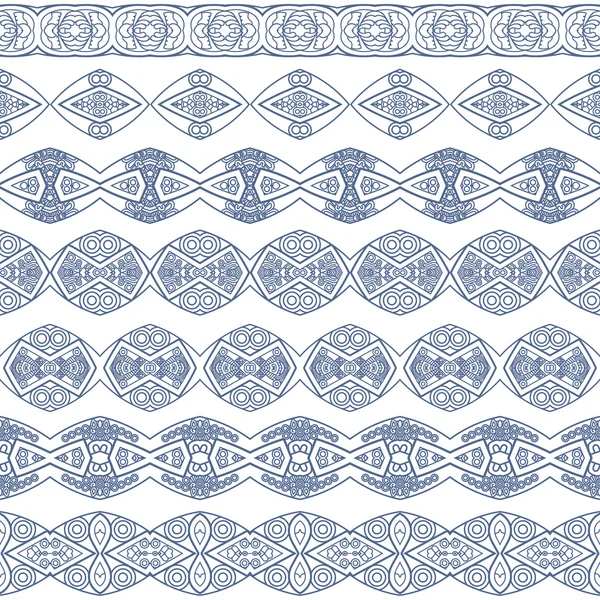 Ornamental sømløse mønster – Stock-vektor