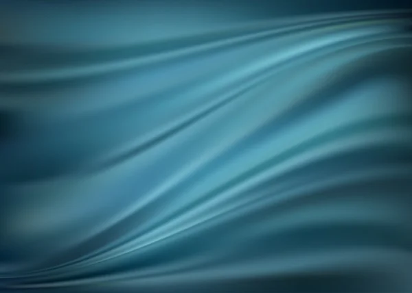 Blå abstrakt satin gardin bakgrund — Stock vektor