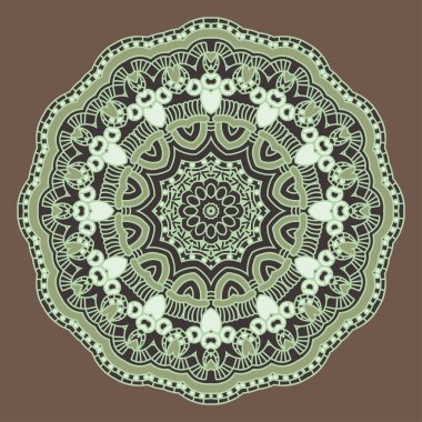 vektör yuvarlak dekoratif öğe