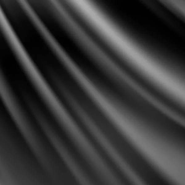 黑色抽象缎窗帘背景 — 图库照片