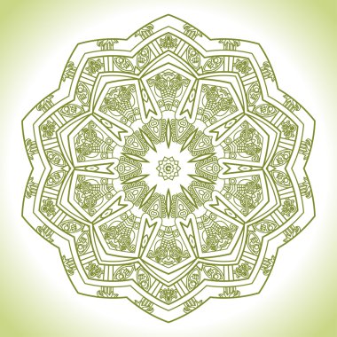 vektör yuvarlak dekoratif öğe