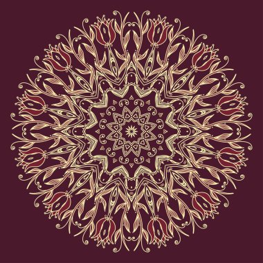 Dekoratif yuvarlak dantel modeli