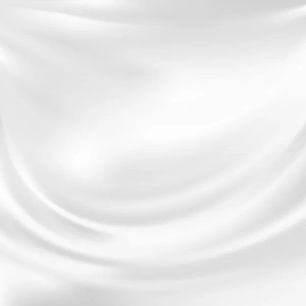 Texture vectorielle abstraite, soie blanche — Image vectorielle