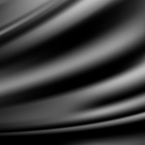 Textura abstracta, seda negra — Foto de Stock