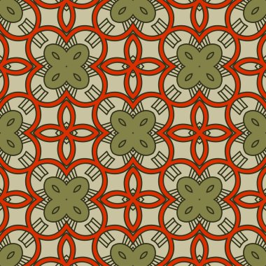 kesintisiz renkli retro desen arka plan