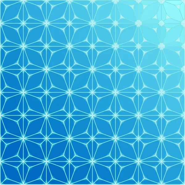 Abstracte blauwe geometrische achtergrond — Stockvector