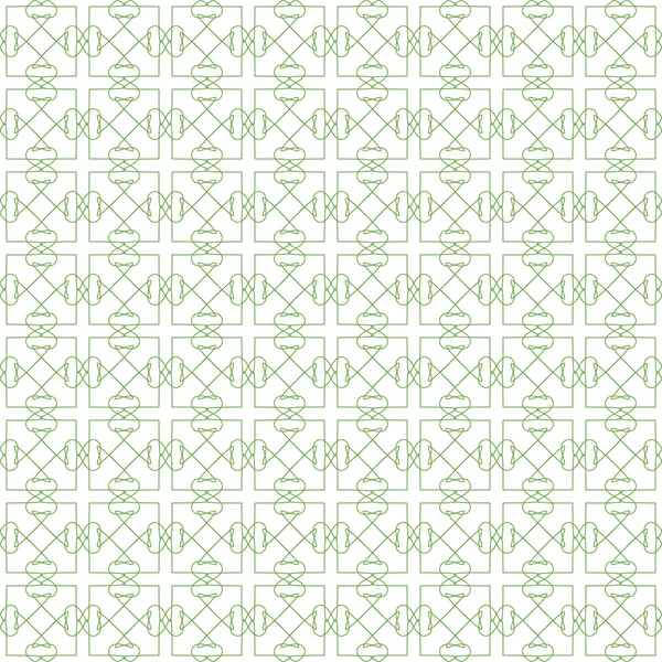 Vector verde inconsútil Guilloche fondo — Vector de stock