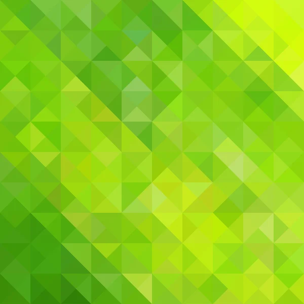 Abstracte groene driehoek achtergrond — Stockvector