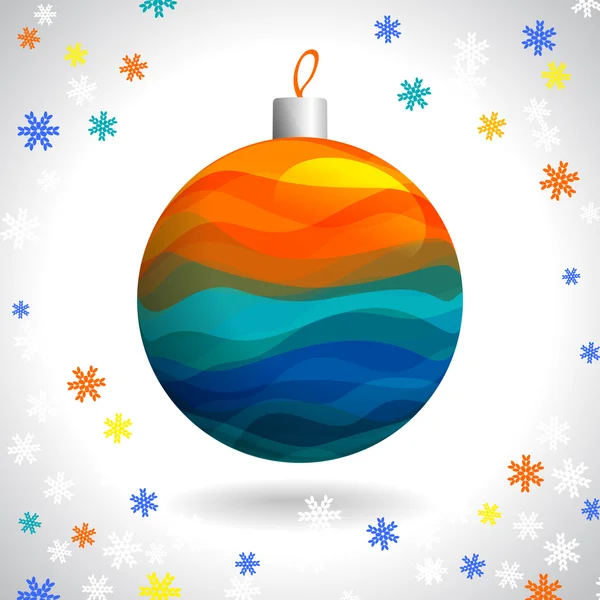 Christmas Ball — Stock Vector