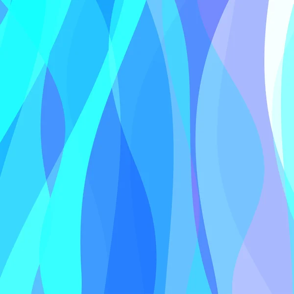 Abstrakter blauer welliger Hintergrund — Stockvektor