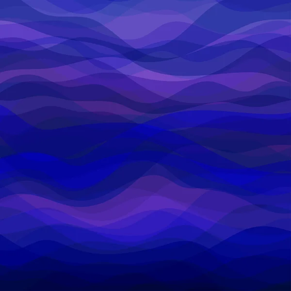摘要蓝色波浪形背景 — 图库矢量图片