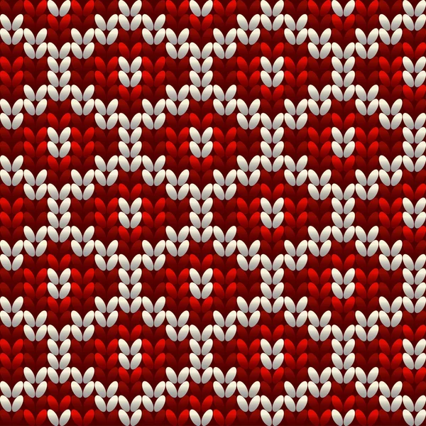 Gestrickte Wolle Vektor Hintergrund — Stockvektor