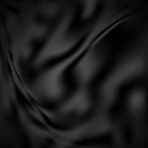 Fondo de seda abstracto negro — Archivo Imágenes Vectoriales