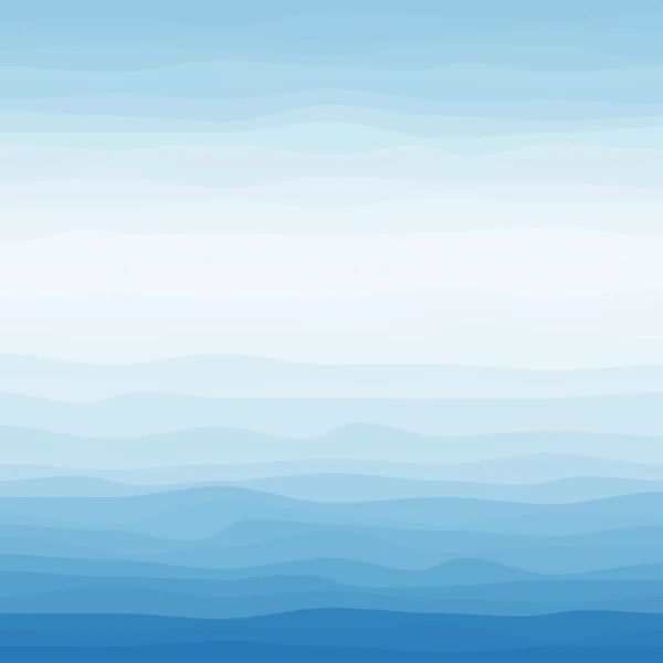 Abstrakter blauer welliger Hintergrund — Stockvektor