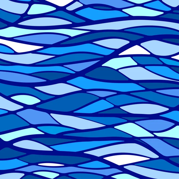 Abstracte blauwe golvende achtergrond — Stockvector