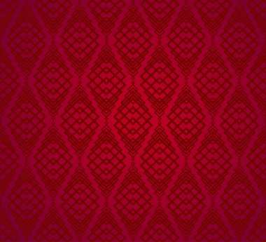 Dikişsiz kırmızı retro desen arka plan