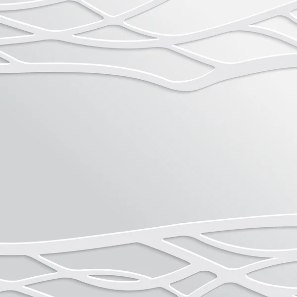 Résumé fond ondulé blanc — Image vectorielle