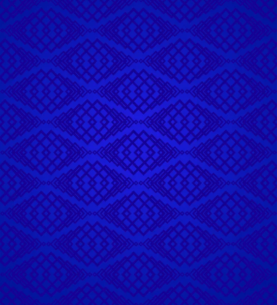 Fondo de patrón retro azul sin costuras — Vector de stock