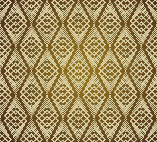 Seamless Brown Retro Pattern Background — Stock Vector