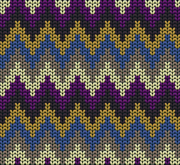 Couleur laine tricotée Fond — Image vectorielle