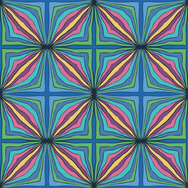 Patrón vectorial abstracto sin costura dibujado a mano — Archivo Imágenes Vectoriales