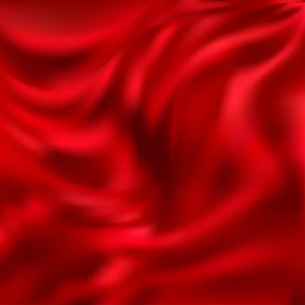 Texture vectorielle abstraite, soie rouge — Image vectorielle