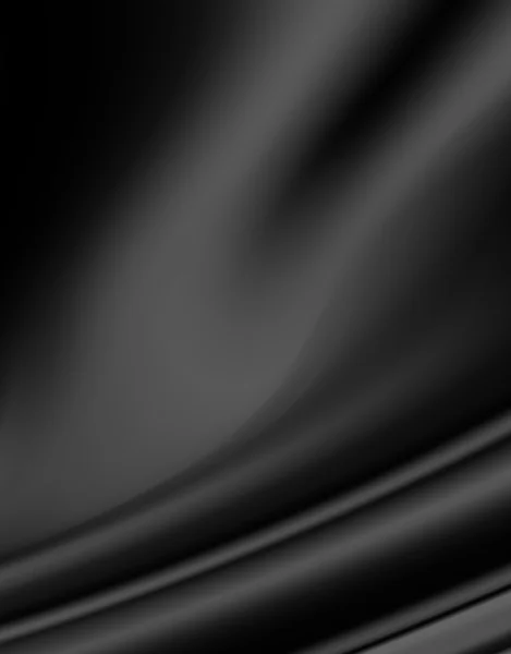 Abstrakte Textur, schwarze Seide — Stockfoto