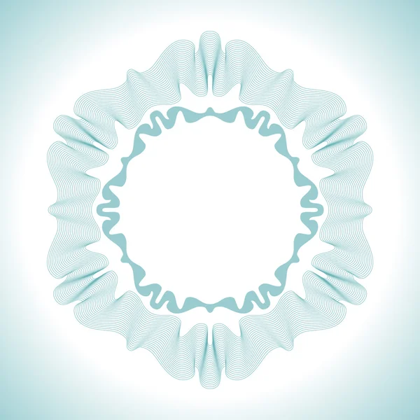 Rosette guillochée vectorielle — Image vectorielle