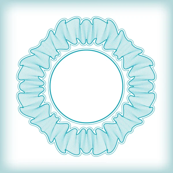 Roseta de guilloche vectorial — Vector de stock