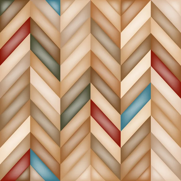 シームレスな色ジグザグの抽象的なベクトルの背景 — ストックベクタ