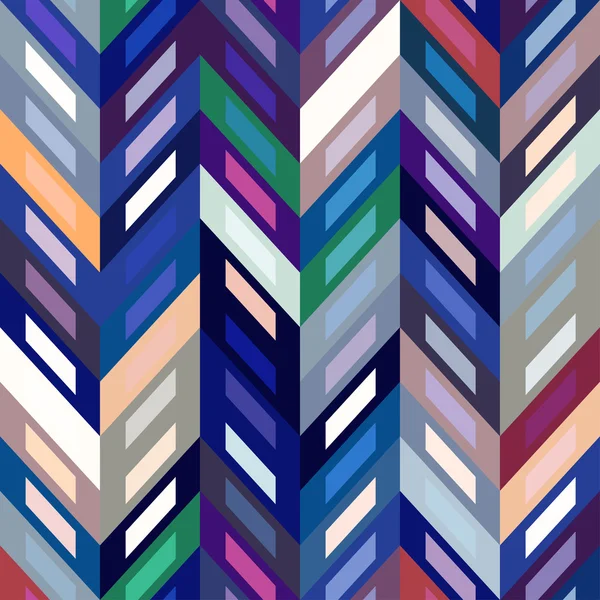 Sömlös färg abstrakt sicksack vektor bakgrund — Stock vektor