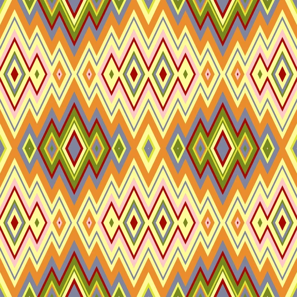 Fond vectoriel Zigzag rétro abstrait couleur — Image vectorielle