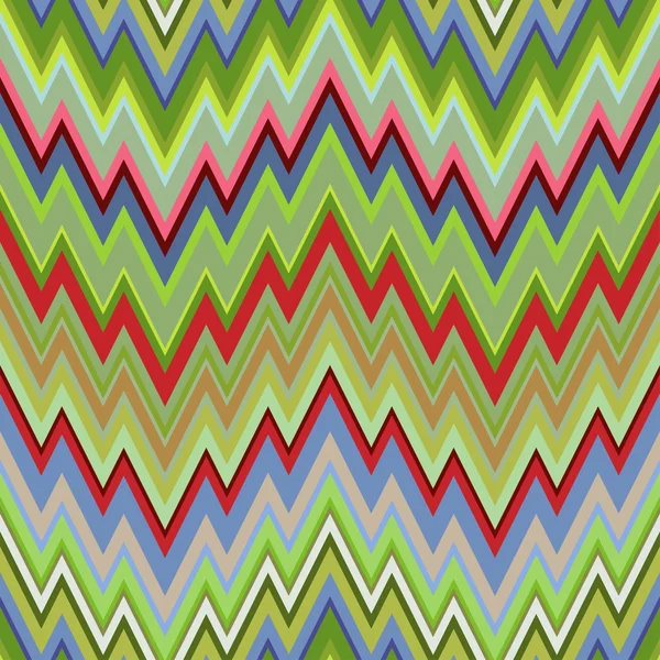 Color Abstract Retro Zigzag Vector Background — Stock Vector