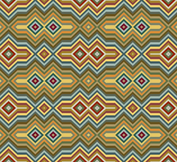 Fond vectoriel Zigzag rétro abstrait couleur — Image vectorielle