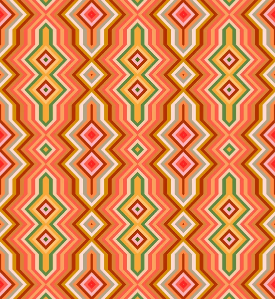 Color Abstracto Retro Zigzag Vector Fondo — Archivo Imágenes Vectoriales