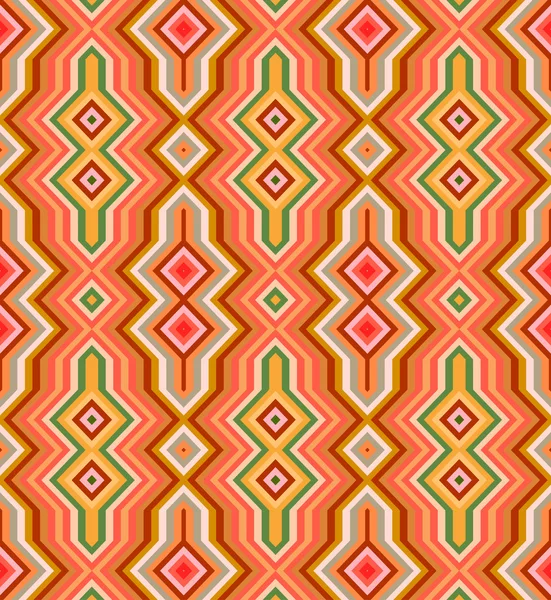 Colore astratto Retro Zigzag vettoriale sfondo — Vettoriale Stock