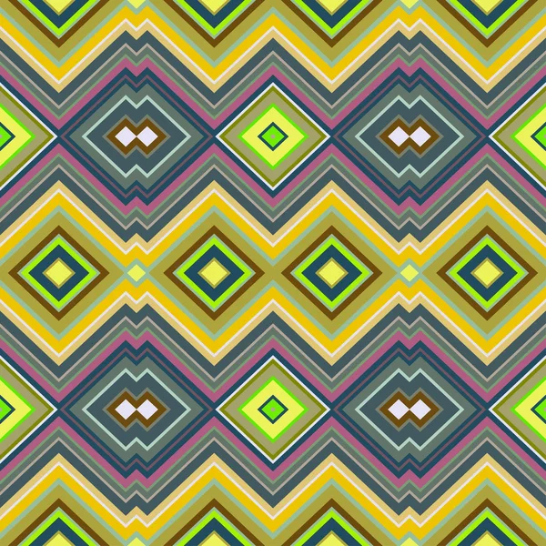 Fond vectoriel Zigzag rétro abstrait couleur — Image vectorielle