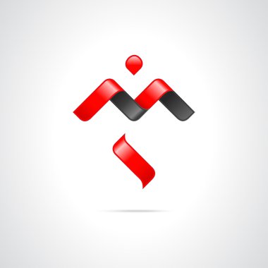 soyut vektör logo tasarım şablonu