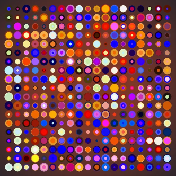 Abstract Background of Colored Circles — Stock Vector